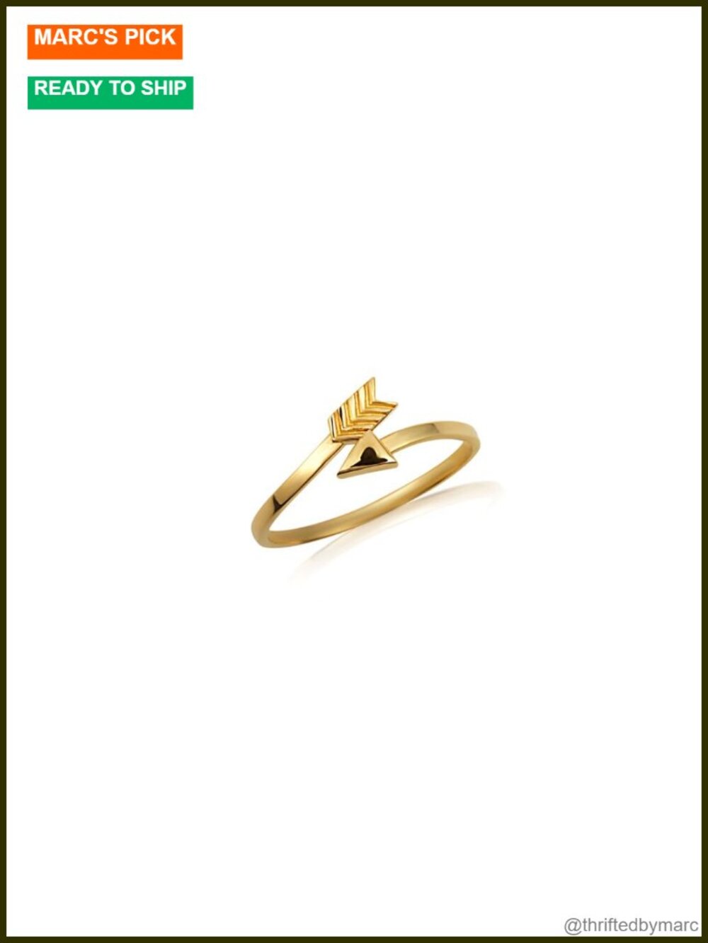 Solid Gold Toe Ring 10K 14K Real Gold Handmade US Jewelry Gift